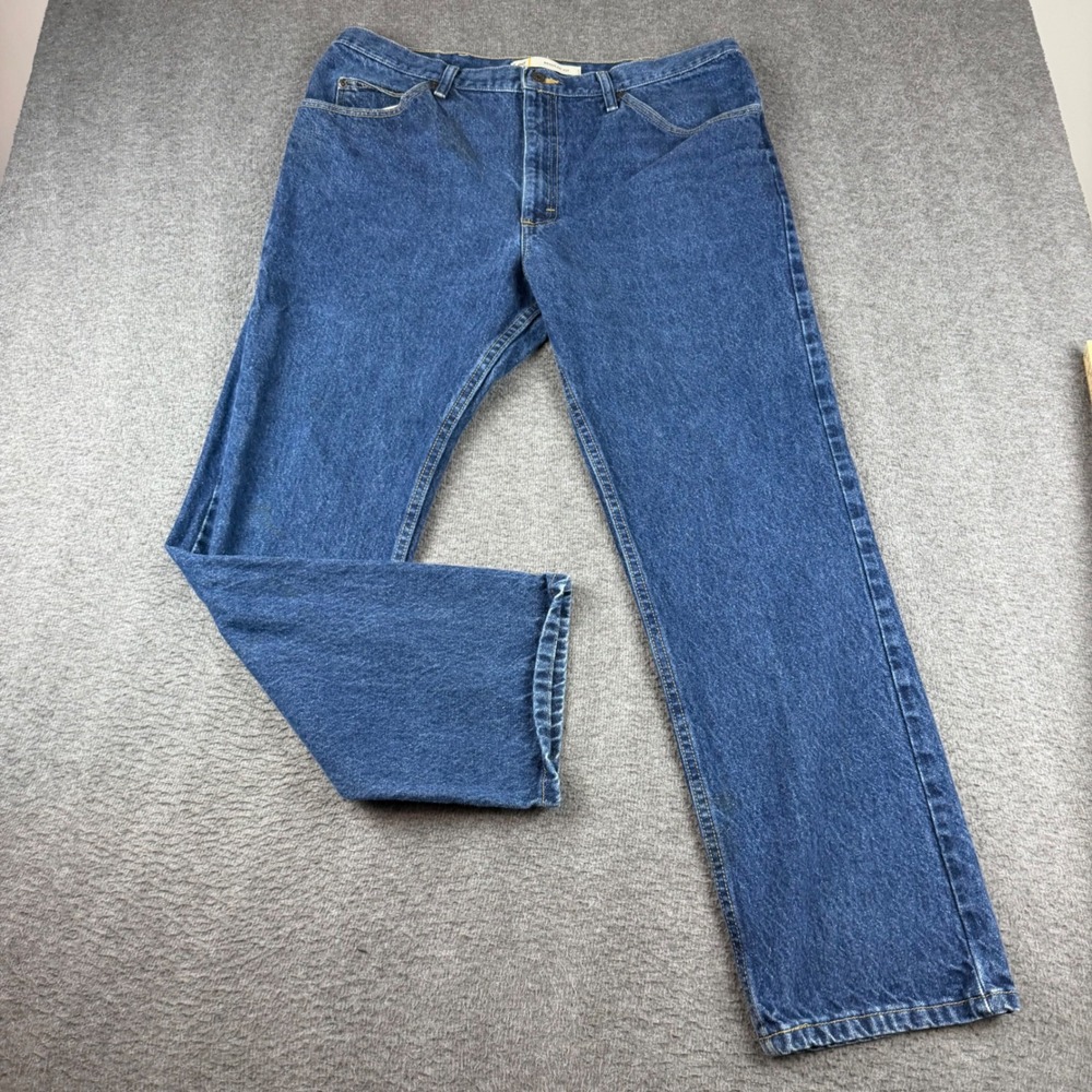 Lee Jeans Regular Fit Men's 40x32 Blue Denim Straight Leg 100% Cotton 2008989